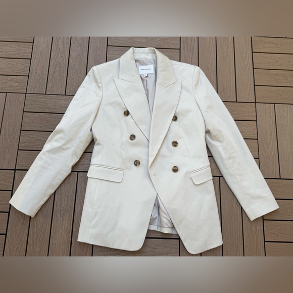 Banana Republic bone off white blazer - Picture 7 of 11